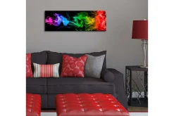 Lerretsbilder|Lerretsbilder-Dekorativ Canvasbilde LED-belysning Flerfärgad