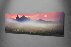 Lerretsbilder|Lerretsbilder-Dekorativ Canvasbilde 30x80 cm Flerfärgad