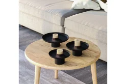 Skrivebordunderlag|Lysestaker Og Lykter-Dekorativt metalltilbehør Mirven Svart