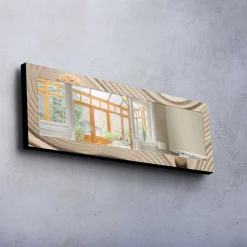 Veggspeil|Gangspeil-Dekorspeil 40x120 cm Flerfärgad