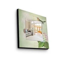Veggspeil|Gangspeil-Dekorspeil 50x50 cm Flerfärgad