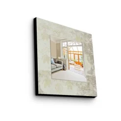 Veggspeil|Gangspeil-Dekorspeil 50x50 cm Flerfärgad