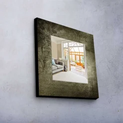 Veggspeil|Gangspeil-Dekorspeil 50x50 cm Flerfärgad