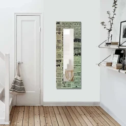 Veggspeil|Gangspeil-Dekorspeil 40x120 cm Flerfärgad