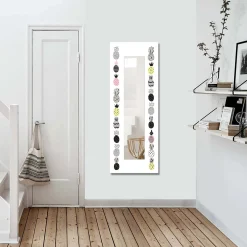 Veggspeil|Gangspeil-Dekorspeil 40x120 cm Flerfärgad