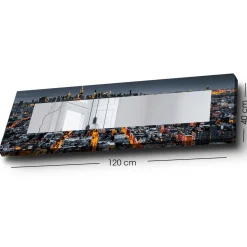 Veggspeil|Gangspeil-Dekorspeil 40x120 cm Flerfärgad