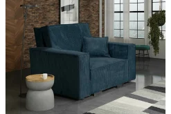 Sittemøbler Med Oppbevaring-Denegal Bäddfåtölj Dark blue Mørkeblå
