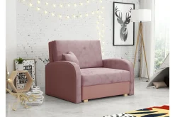 Sittemøbler Med Oppbevaring-Denegal Bäddfåtölj Light pink Lyserosa