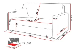 Sovesofaer-Denegal 2-seters Sovesofa Beige/Lys Beige