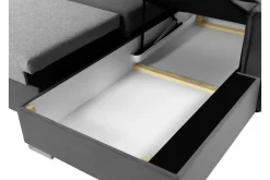 Denegal 3-sits Hörnbäddsoffa Black