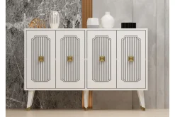 Sideboard & Skjenker-Derasi Konsollbord 120 cm Hvit