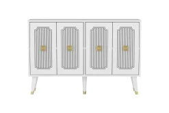 Sideboard & Skjenker-Derasi Konsollbord 120 cm Hvit