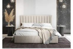 Sengeramme & Sengestamme-Derry Sengeramme med oppbevaring 180x200 cm Cream