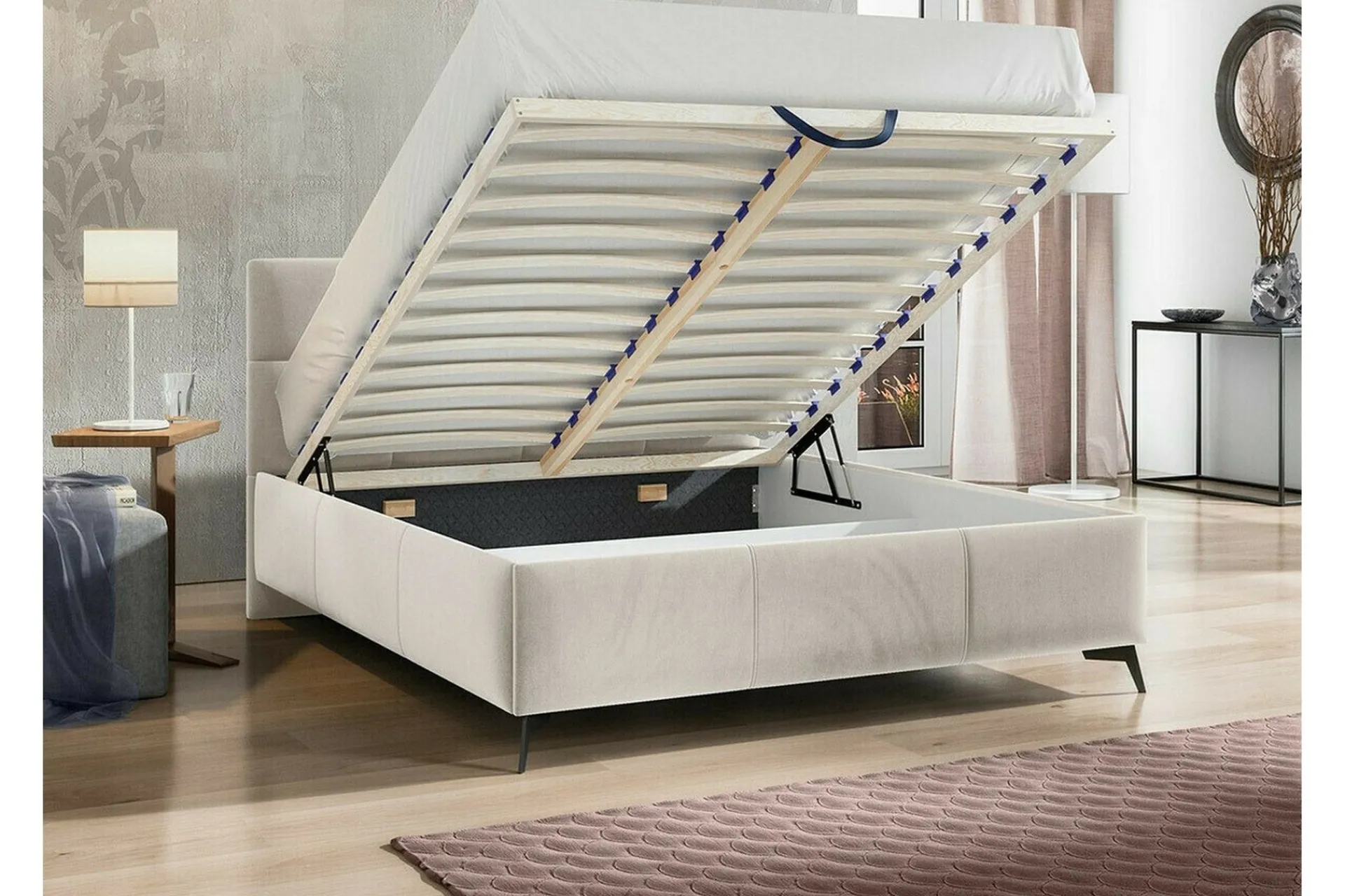 Sengeramme & Sengestamme-Derry Sengeramme 160x200 cm Beige