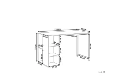 Dese Skrivebord 120 cm med Oppbevaring