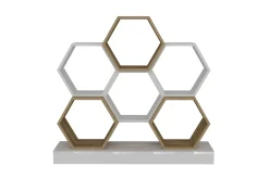 Bokhylle-Desgrar Bokhylle 120x109 cm Hvit