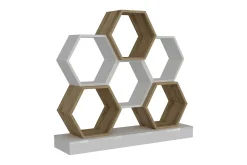Bokhylle-Desgrar Bokhylle 120x109 cm Hvit