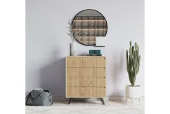 Gangoppbevaring|Kommode-Desgrar Kommode 70x86 cm Brun