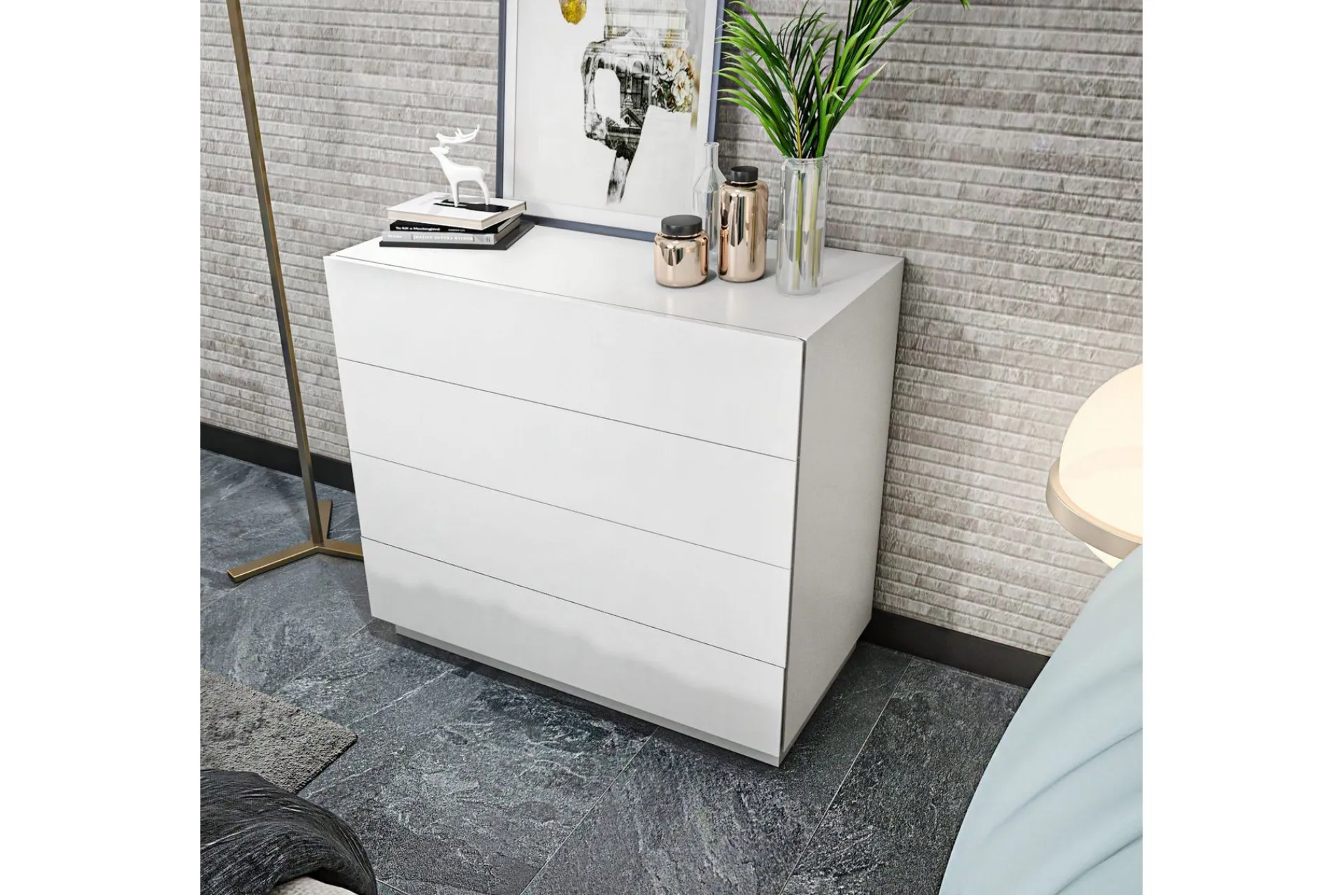 Kommode|Entrekommode-Desgrar Kommode 90x81,6 cm Hvit