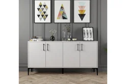 Gangbord|Avlastningsbord-Desgrar Konsollbord 160x78 cm Hvit