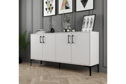 Gangbord|Avlastningsbord-Desgrar Konsollbord 160x78 cm Hvit