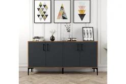 Gangbord|Avlastningsbord-Desgrar Konsollbord 160x78 cm Brun