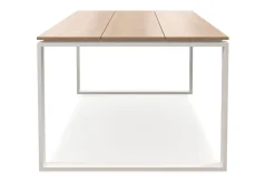 Comfort Garden Devon stort rektangulært utendørs spisebord 210x100 cm i aluminium