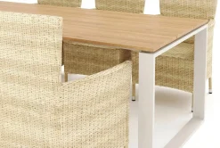 Comfort Garden Spisegrupper Hage-Devon utendørs spisegruppe 210x100 cm med 6 Thor-stoler med armlener