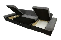 Velour Sofa & Fløyel Sofa-Dewitt Sovesofa m. Divan og Sjeselong Omi 5 + Omi 10