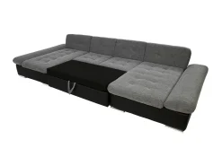 Velour Sofa & Fløyel Sofa-Dewitt Sovesofa m. Divan og Sjeselong Omi 5 + Omi 10