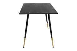 Venture Home Spisebord & Kjøkkenbord-Dipp spisebord 120 cm Svart