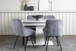 Venture Home Disa Spisegruppe 120 cm Rektangulær med 4 Rosie Stoler