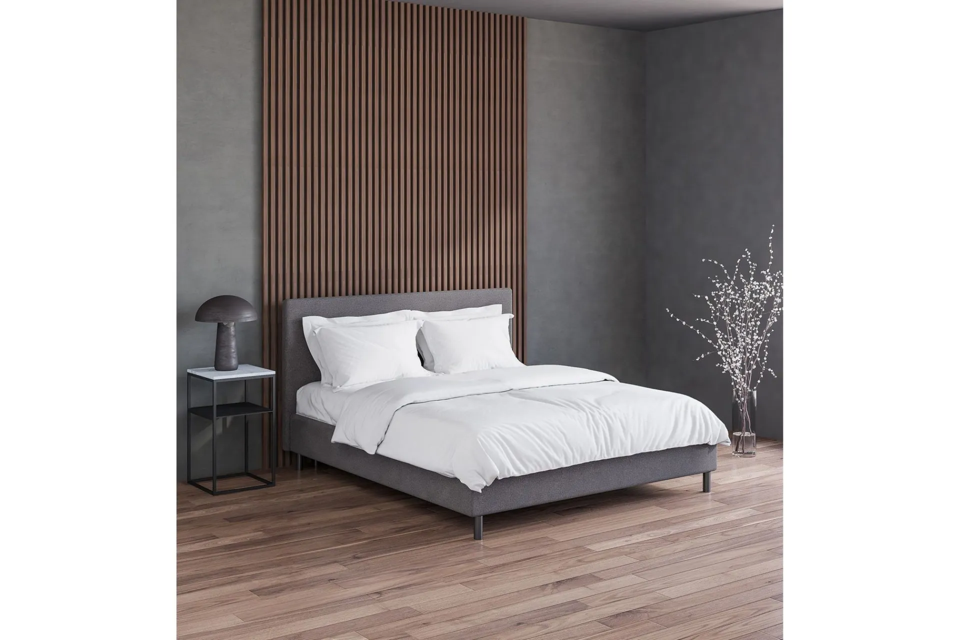 Kontinentalsenger|Komplett Sengepakke-Divine Komplett Sengpakke 180x200 cm Grey