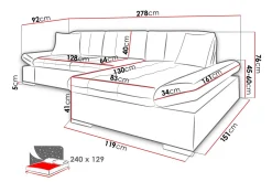 Sovesofaer-Djerra Sovesofa m. Divan L-formet Bol 2