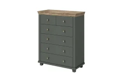 Kommode|Entrekommode-Doade Kommode 171 cm Natur,Grønn