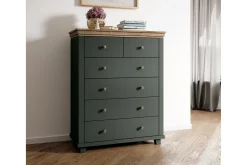 Kommode|Entrekommode-Doade Kommode 171 cm Natur,Grønn
