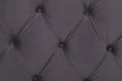 Sengeramme & Sengestamme-Dobbeltseng AYETTE 160 x 200 cm fløyel Grå Grey