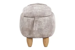 Sittemøbler Med Oppbevaring-Doggy Sittepuff med Oppbevaring Beige