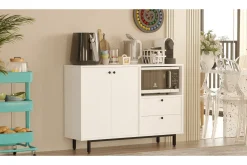 Kommode|Entrekommode-Donae Kommode 88 cm Hvit