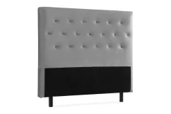 Sengetilbehør & Sengegavl-Donte Sengegavl 140 cm Button Grey