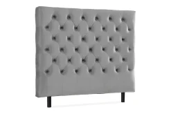 Sengetilbehør & Sengegavl-Donte Sengegavl 140 cm Dypstiftet Grey