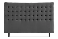 Sengetilbehør & Sengegavl-Donte Sengegavl 160 cm Square Mørkegrå