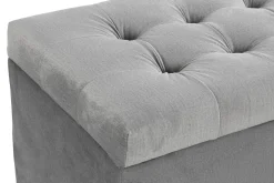 Sengetilbehør & Sengegavl-Donte Sengekiste 140 cm Square Grey