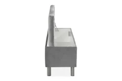 Sengetilbehør & Sengegavl-Donte Sengekiste 140 cm Square Grey