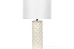 Nattbordslampe|Bordlampe-Dragonera Bordlampe 49 cm E27 Beige,Hvit