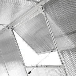 Dyrking|Drivhus-Drivhus for hage Apulia Sølv 315 cm Sølv/Transparent