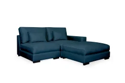 Scandinavian Choice Velour Sofa & Fløyel Sofa-Dubai divansofa høyre fløyel ekstra dyp Blå