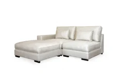 Scandinavian Choice Velour Sofa & Fløyel Sofa-Dubai divansofa venstre fløyel ekstra dyp Hvit