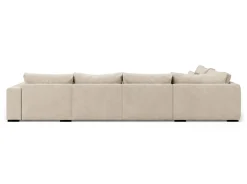 Scandinavian Choice U-Sofa-Dubai U-modulsofa med divan høyre ekstra dyp i Chenille Beige