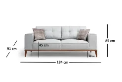 Dubar 2-Seter Sofa